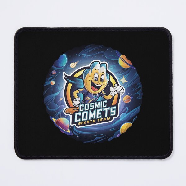 Item preview, Cosmic Comets, freely invented sports team designed and sold by Pflugart.