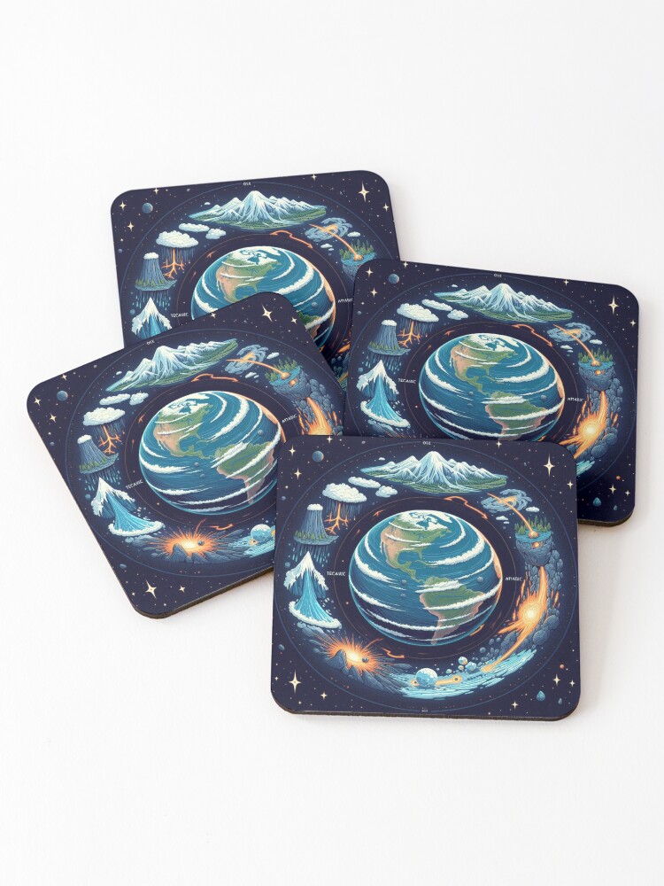 Thumbnail 1 of 5, Coasters (Set of 4), 22 April designed and sold by RaF71PrO.