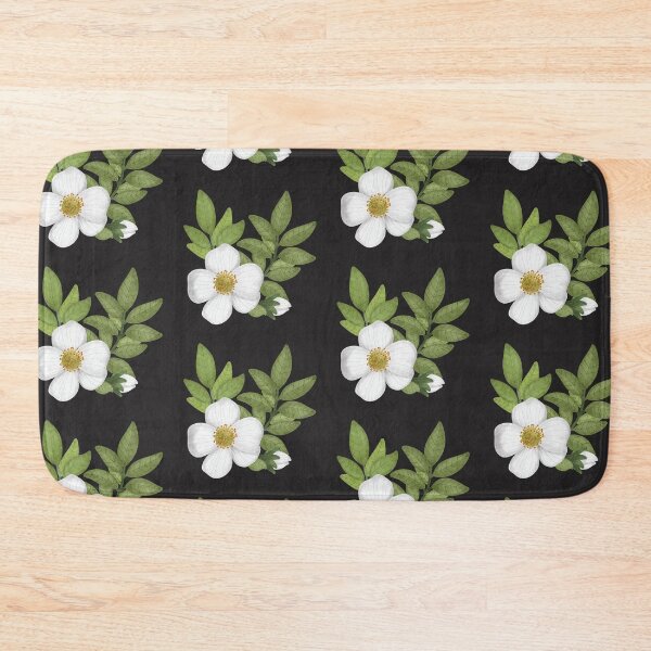 Item preview, Sage green leaf with white rose designed and sold by pinkyfish1010.