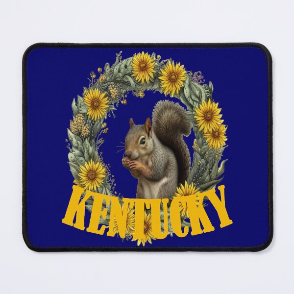 Item preview, For The Love Of Kentucky, Grey Squirrels and Yellow Flowers designed and sold by taiche.