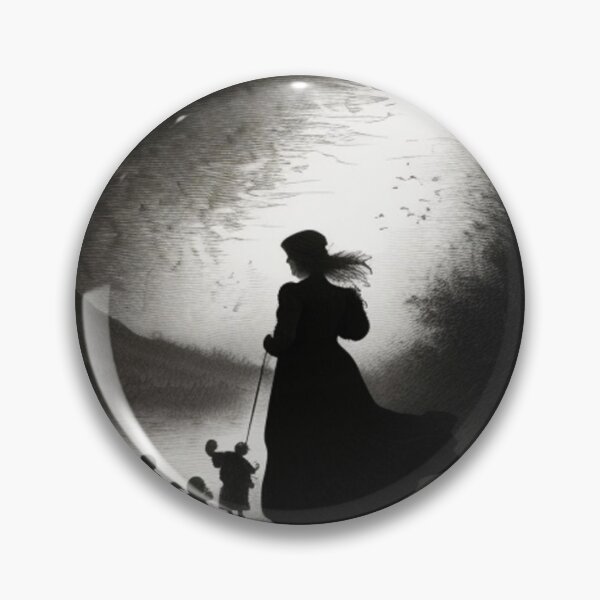 Item preview, a lady and her little ones designed and sold by T-D-R.