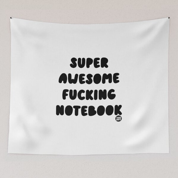 Item preview, SUPER AWESOME NOTEBOOK designed and sold by TODD GOLDMAN.