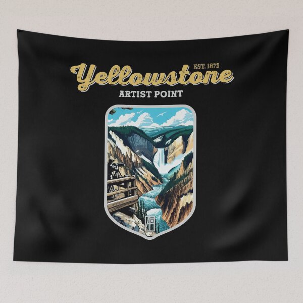 Item preview, USA - NATIONAL PARK - YELLOWSTONE - Yellowstone Artists Point -17 designed and sold by ArtProjectShop.