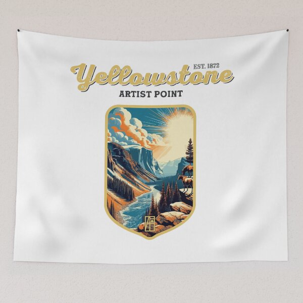Item preview, USA - NATIONAL PARK - YELLOWSTONE - Yellowstone Artists Point -20 designed and sold by ArtProjectShop.