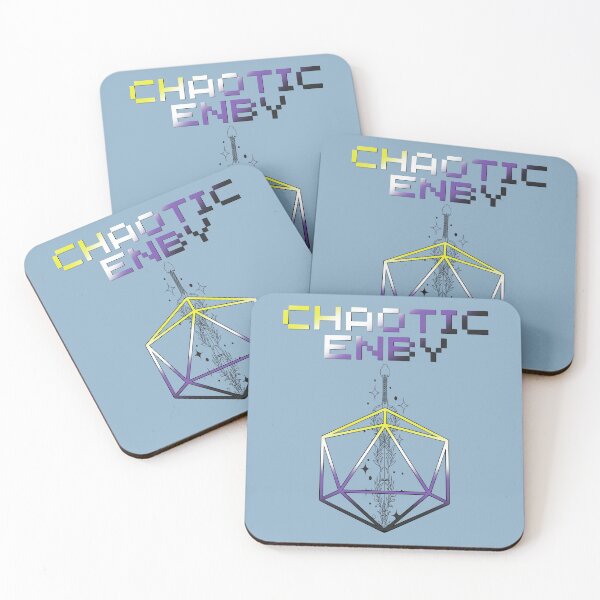 Item preview, Chaotic Nonbinary Pride Flag Colors, Enby D20, Enby D&D  designed and sold by Travelslightly.