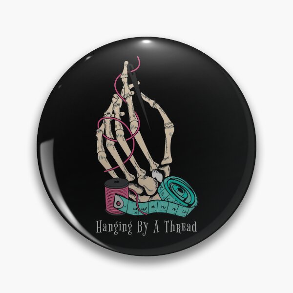 Item preview, Hanging By A Thread, For Sewers, Quilters, Stitchers designed and sold by quiltsncatitude.