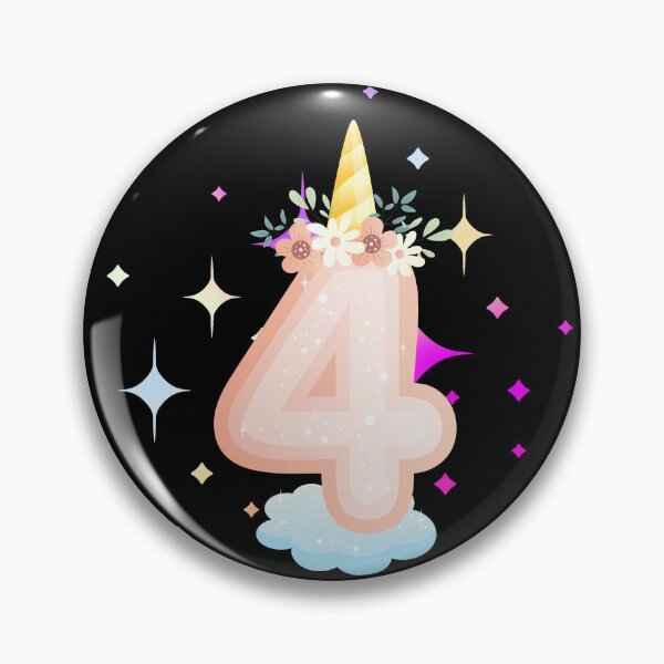 Item preview, Baby Happy Fourth Birthday T-shirts, Hoodies, Stickers, Mugs designed and sold by Kaidynz.