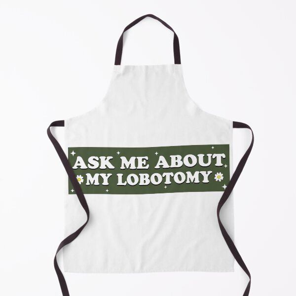 Item preview, Ask Me About My Lobotomy Funny Meme Bumper designed and sold by fanky-bumper.