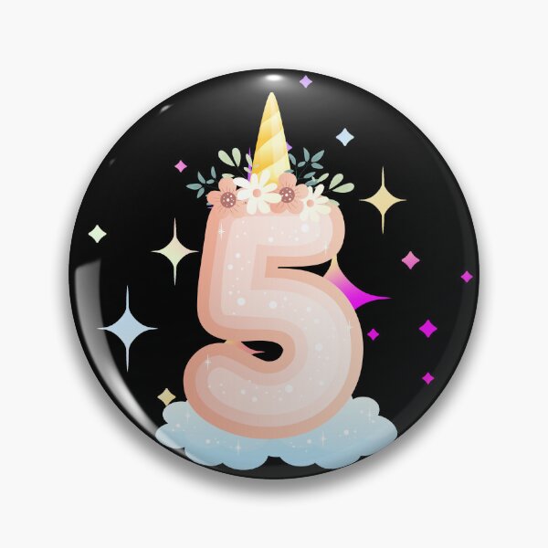 Item preview,  Happy Fifth Birthday T-shirts, Hoodies, Stickers, Mugs designed and sold by Kaidynz.