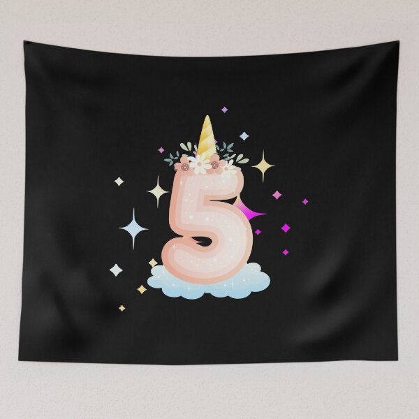Item preview,  Happy Fifth Birthday T-shirts, Hoodies, Stickers, Mugs designed and sold by Kaidynz.