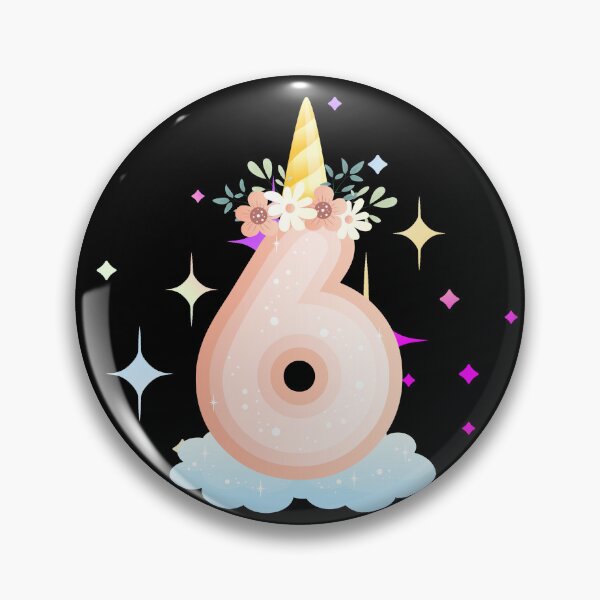 Item preview, Happy Sixth Birthday Classic T-shirts, Hoodies, Stickers, Mugs designed and sold by Kaidynz.