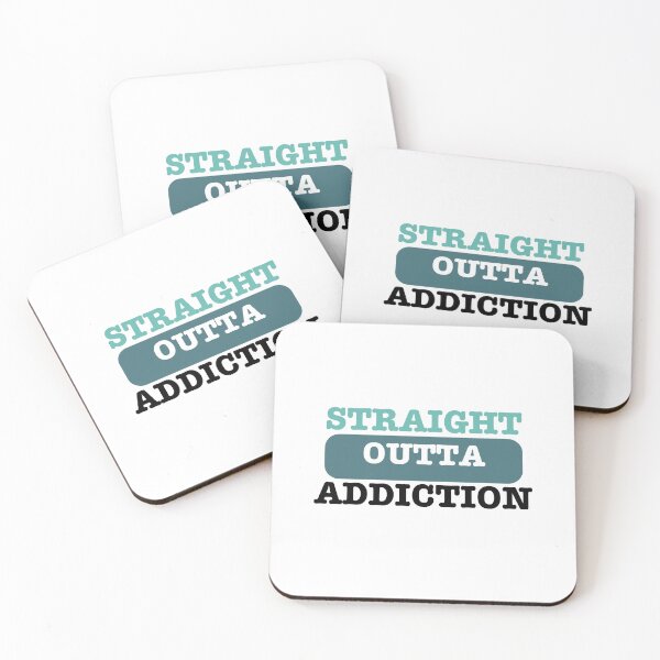 Item preview, Straight Outta Addiction designed and sold by Bookish Blossom.