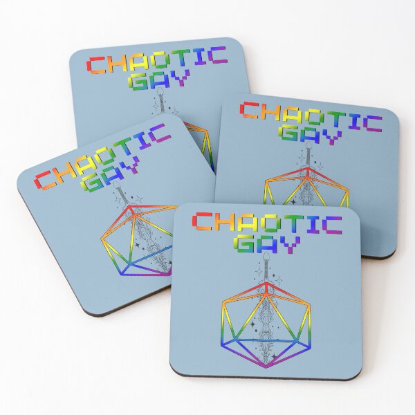 Item preview, Chaotic Gay Rainbow Pride Flag Colors, Rainbow D20, Rainbow D&D  designed and sold by Travelslightly.