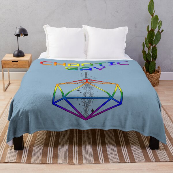 Item preview, Chaotic Gay Rainbow Pride Flag Colors, Rainbow D20, Rainbow D&D designed and sold by Travelslightly.