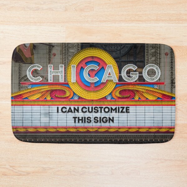 Item preview, Customizable Chicago Theatre Marquee designed and sold by Enzwell.