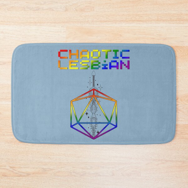 Artikelvorschau, Chaotische Farben der Lesben-Pride-Flagge, Lesben-D20, Lesben-D&D-Design 2 entworfen und verkauft von Travelslightly.