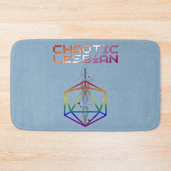 Artikelvorschau, Chaotische Farben der Lesben-Pride-Flagge, Lesben-D20, Lesben-D&D-Design 3 entworfen und verkauft von Travelslightly.