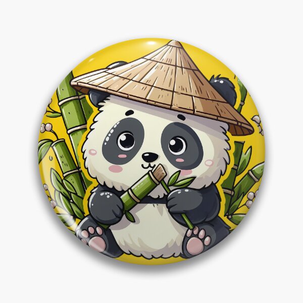 Artikelvorschau, Aufkleber mit süßem Panda, der Bambus mampft entworfen und verkauft von creativekrish.