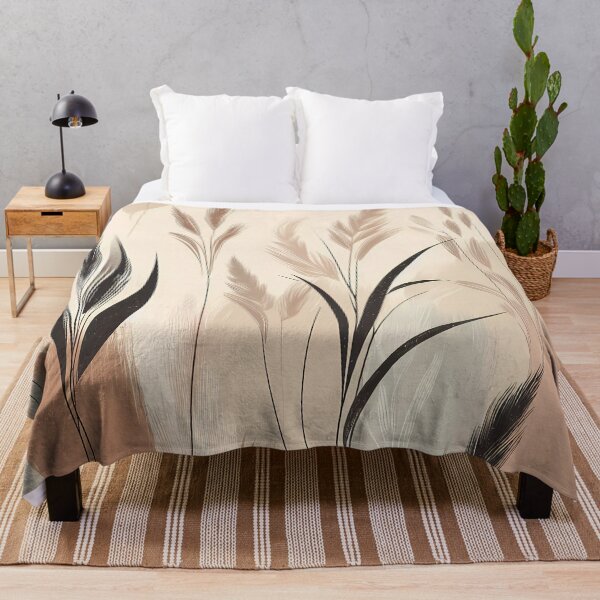 Item preview, Earth tones with tall grasses.  designed and sold by ShazellArt.