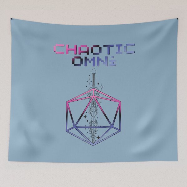 Item preview, Chaotic Omni Pride Flag Colors, Omnisexual D20, Omni D&D  designed and sold by Travelslightly.