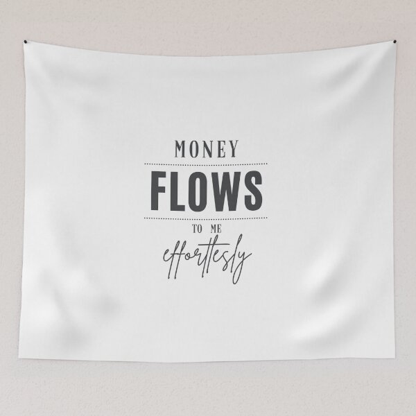 Item preview, Money flows to me effortlesly affirmations wealth universe manifest designed and sold by SoulfulT.