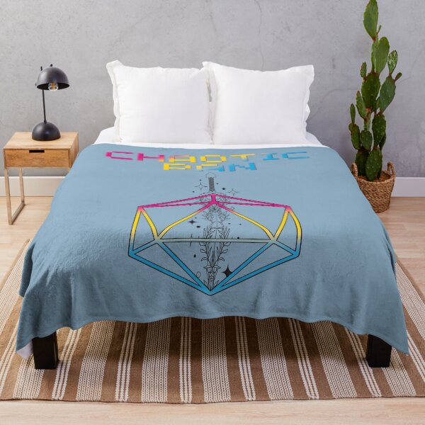 Item preview, Colores caóticos de la bandera del Orgullo Pan, Pansexual D20, Pansexual D&D designed and sold by Travelslightly.
