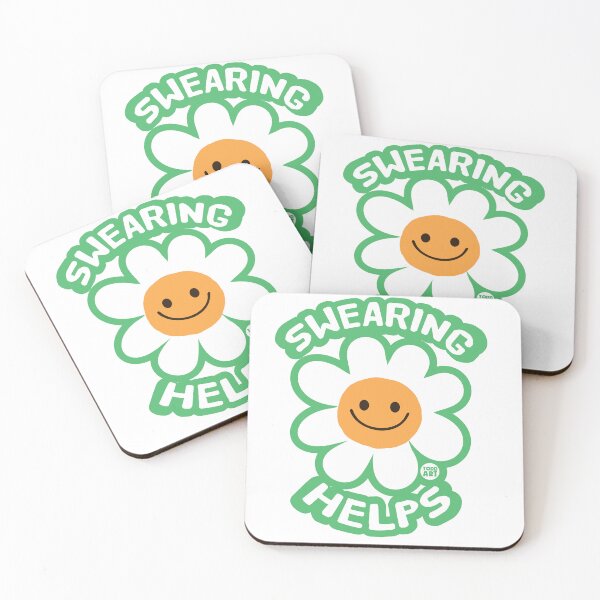 Item preview, SWEARING HELPS sticker designed and sold by TODD GOLDMAN.