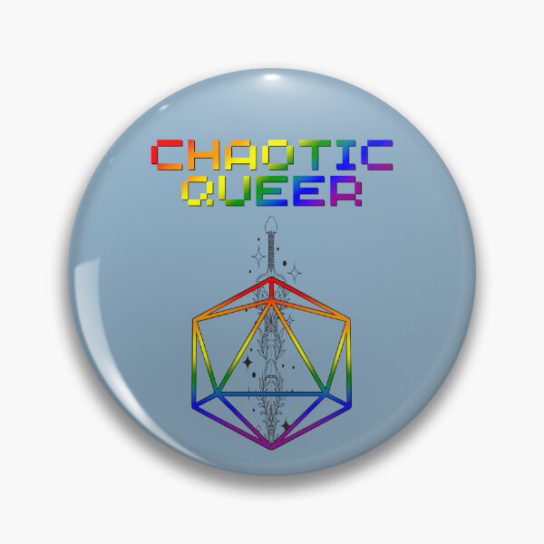 Item preview, Chaotic Queer Pride Flag Colors, Queer D20, Queer D&D  designed and sold by Travelslightly.
