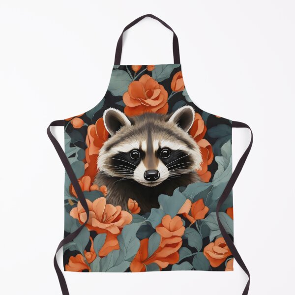 Item preview, Raccoon inspired by Georgia O Keeffe designed and sold by bloomandbark.