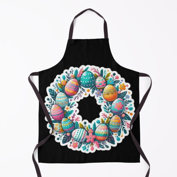 Item preview, Easter egg wreath Easter cute sticker designed and sold by Expressions-Sel.