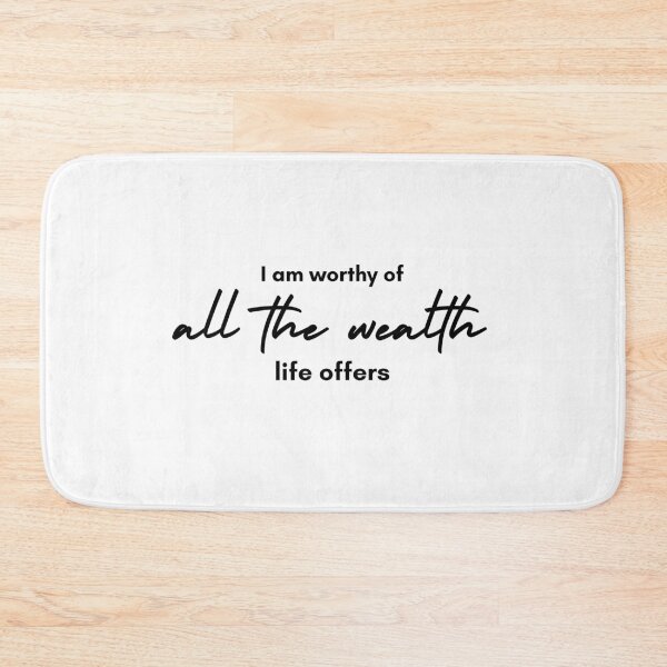 Item preview, I am worthy of all the wealth affirmations wealth universe manifest designed and sold by SoulfulT.
