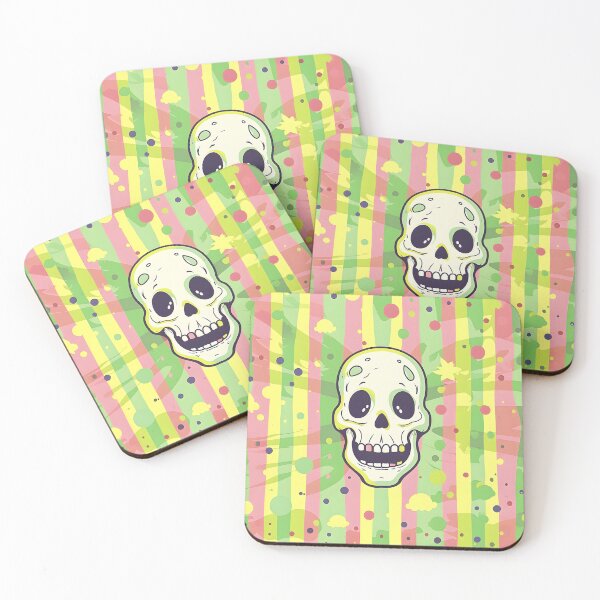 Item preview, Green Skull Cartoon characters | kawaii cartoon | cartoon cute pic | cartoon anime designed and sold by formform.