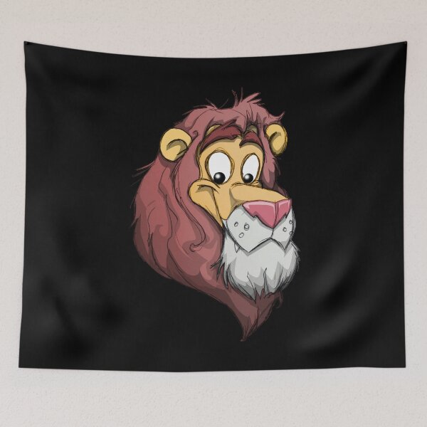 Item preview, Smiling Lion designed and sold by wickedcartoons.
