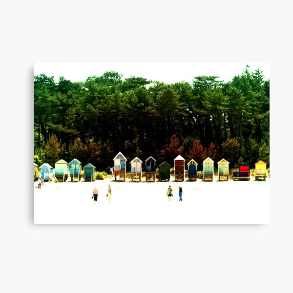 Item preview, Summer beach huts at Wells-next-the- Sea, Norfolk UK designed and sold by MyriadLifePhoto.