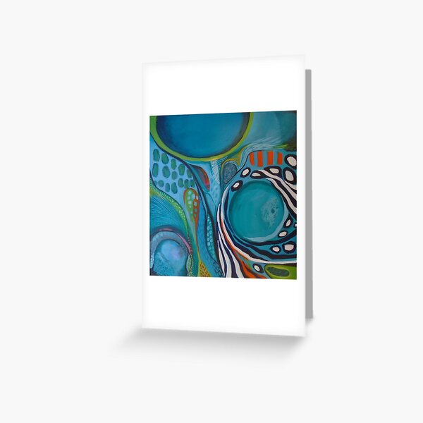 The Blue Pools Greeting Card