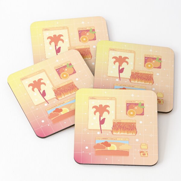 Item preview, Orange desktop  designed and sold by Miu Night.