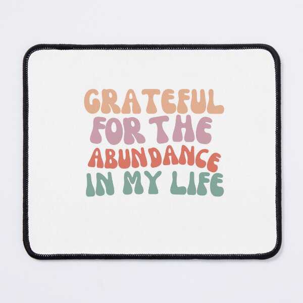 Item preview, Grateful for the abundance in my life affirmations wealth universe manifest designed and sold by SoulfulT.