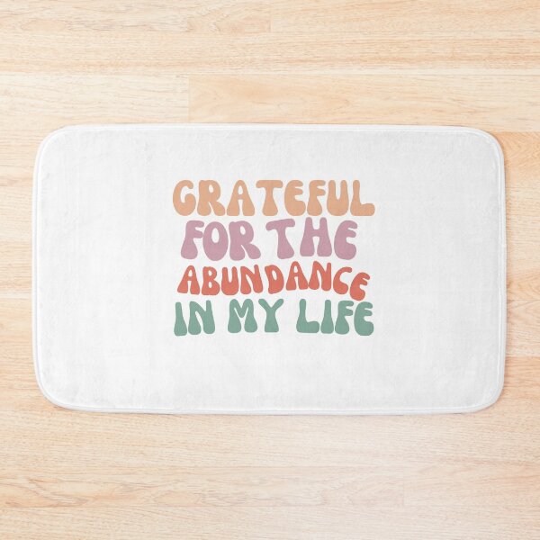 Item preview, Grateful for the abundance in my life affirmations wealth universe manifest designed and sold by SoulfulT.