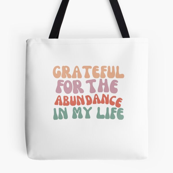 Item preview, Grateful for the abundance in my life affirmations wealth universe manifest designed and sold by SoulfulT.