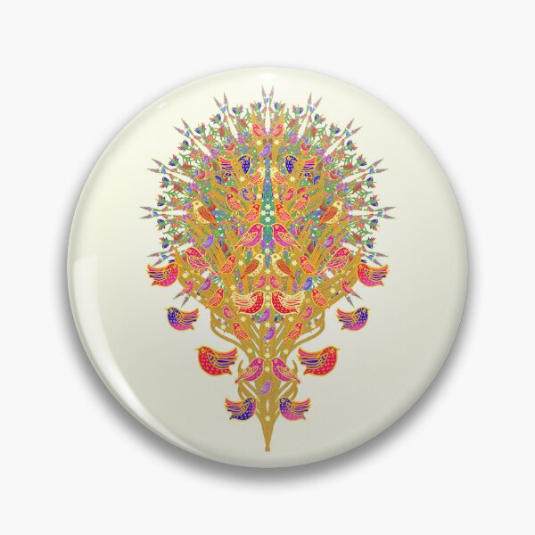 Item preview, Colourful Bird Folk Roosting designed and sold by nocturne-design.