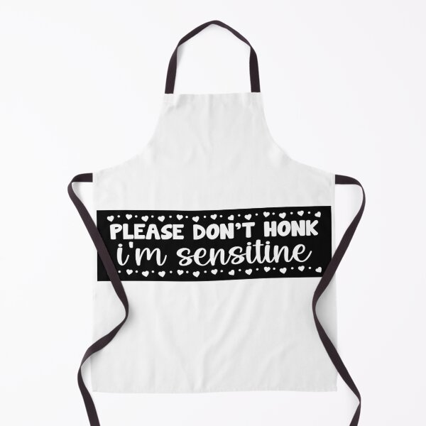 Item preview, Please Don't Honk I'm Sensitive Funny Car Bumper designed and sold by fanky-bumper.