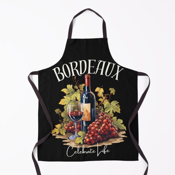 Item preview, Bordeaux Wine and Grape Vintage Style Celebrate Life Graphic designed and sold by MTJ-Mushrooms.