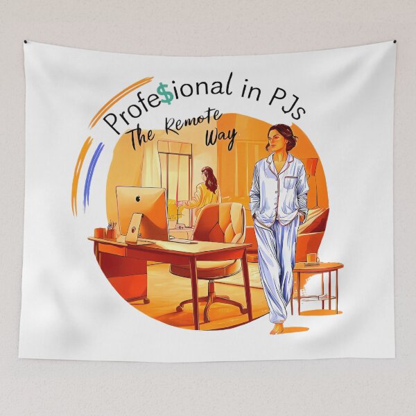 Item preview, Home Office Hero: Mastering the PJ Workday designed and sold by aiart-cutegirl.