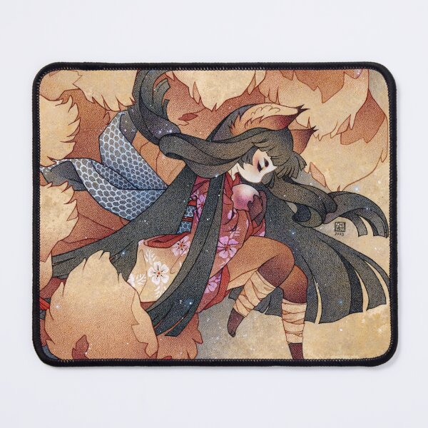 Item preview, Kitsune Holding Jewel Fox Japanese Folklore  designed and sold by TeaKitsune.