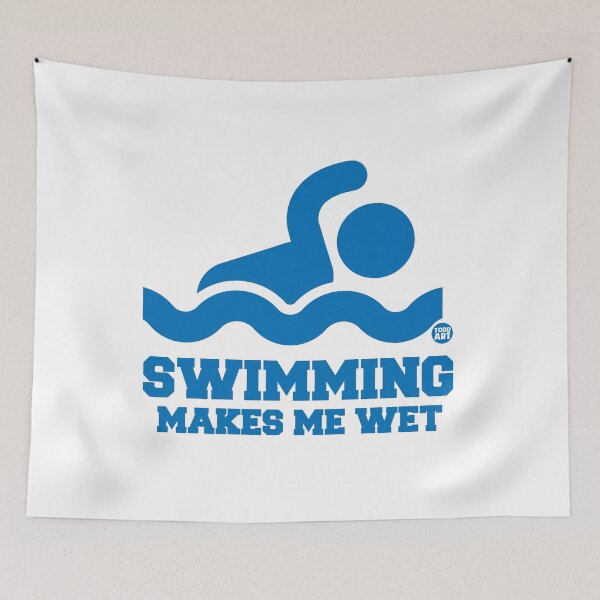 Item preview, SWIMMING MAKES ME WET designed and sold by TODD GOLDMAN.