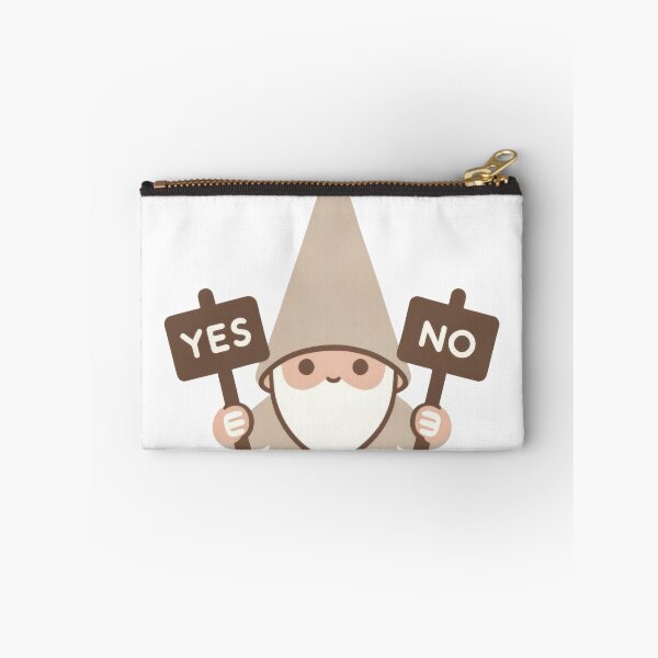 Item preview, Cute Gnome Holding Yes and No Signs designed and sold by ImagineCorner.