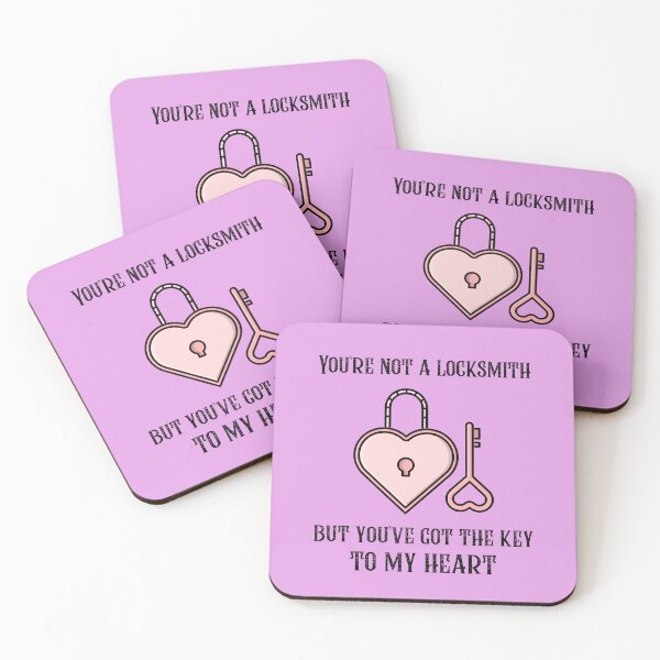 Item preview, You're Not A Locksmith, But You've Got The Key To My Heart designed and sold by Harmonick-Tees.