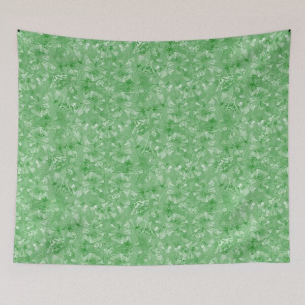 Item preview, Virginia Bluebells Monochrome Light Green Repeat 5748 designed and sold by Art in My Loft.