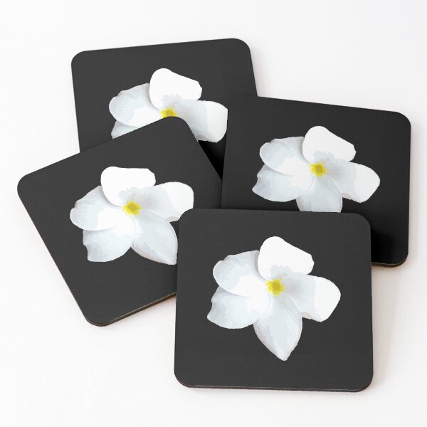 Item preview, Plumeria  flowers also known as frangipani, white flowers. designed and sold by MiMee4451.