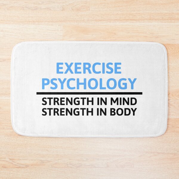 Item preview, Exercise Psychology. Strength In Mind, Strength In Body designed and sold by PMCreative.